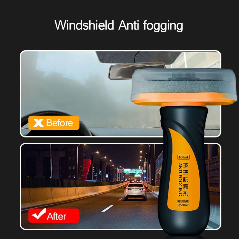 

Car Glass Anti Fog Coating Long Lasting Windshield Defogger Clear Vision Car Care Anti-fogging Agent Defogging Mirror Clean