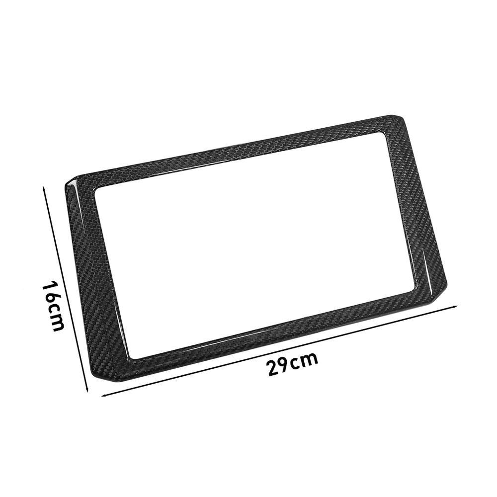 

Сухой карбоновый салон автомобиля, центральная консоль, приборная панель, GPS-навигационная крышка, аксессуары для Toyota GR Corolla 2023+