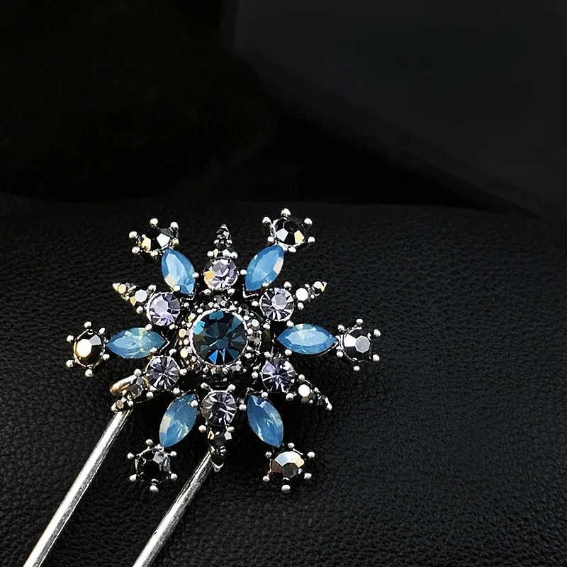 870 Brooch Exquisite Shawl Buckle Large Flower Pin Suit Neckline Corsage Retro Clothes Accessories Women Fixed Coat Jewelry Pins