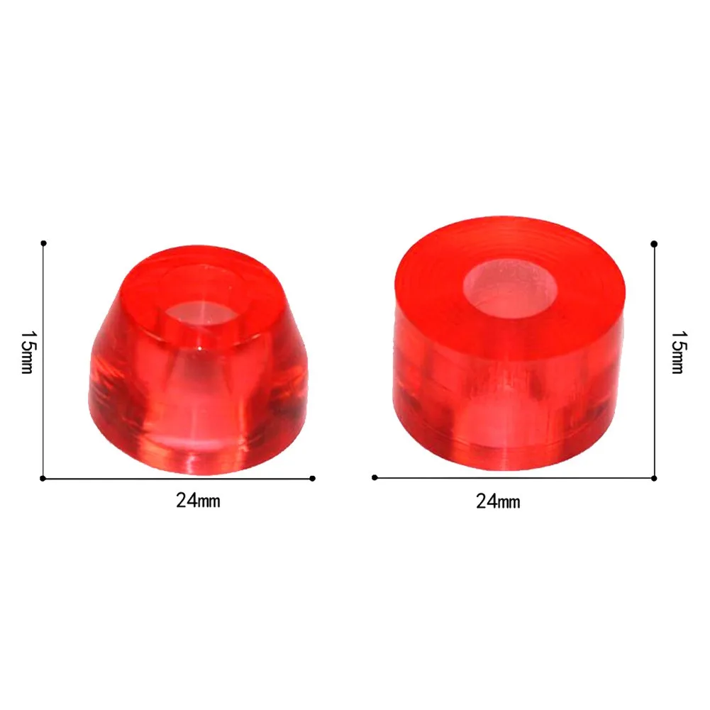 Skateboard-Buchsen-Set, 4-teilig, Drehschalen, Stoßdämpfer-Pads für Longboards, Skateboards, 85 A, 95 A, 100 A Härte, Skateboards, komplett – Detail 3