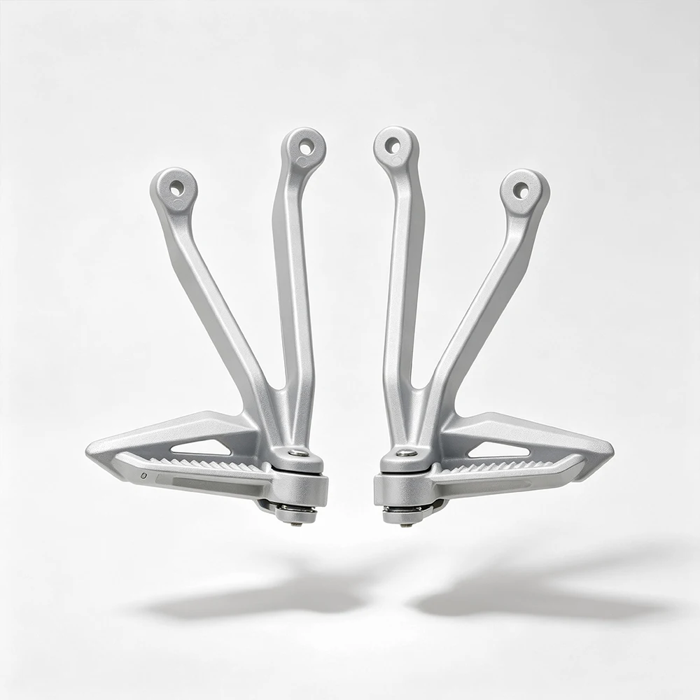 For Triumph Street Triple 765RS 765R Moto2 2020-2025, Durable Rear Footrest Pegs & Bracket, Motorcycle Accessories Kit
