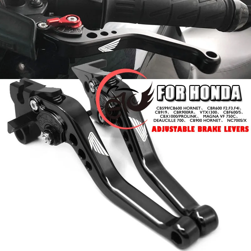 

【FOR Honda】CNC Adjustable Motorcycle Brake Clutch Levers 13 colors for CBR600 F2/F3/F4i/CBR900RR/VTX1300/Hornet NC700 S/X