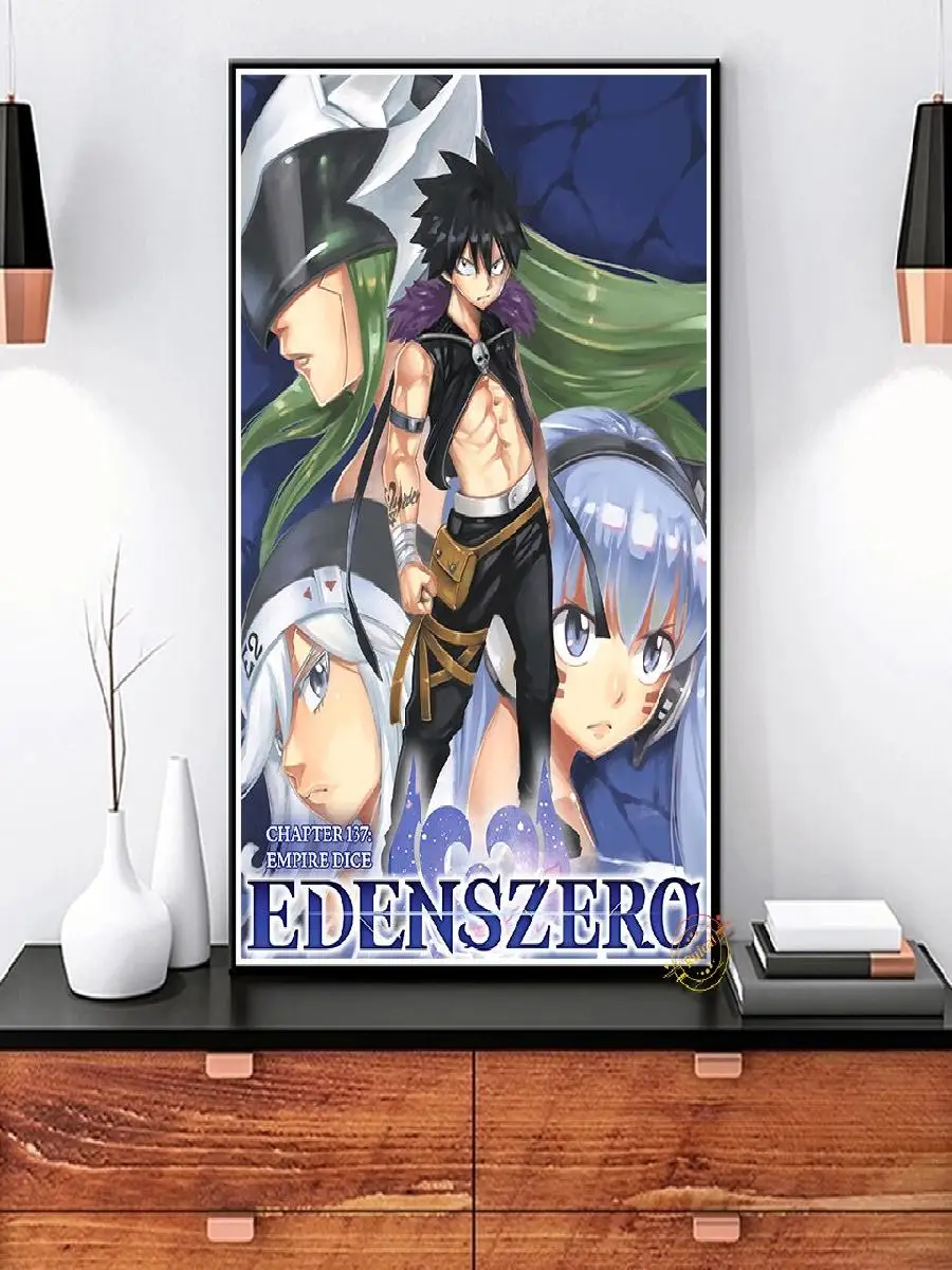 EDENS ZERO Japanese Anime Wall Art Canvas Poster  Kids Room Decor Cartoon Picture Prints Ideal Gift for Children Vibrant Home De