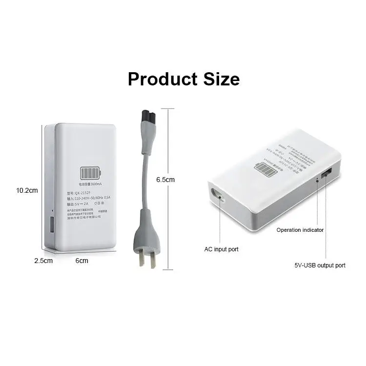 UPS 5V2A Überwachungsstromversorgung ohne Batterie, Babyphone Indoor Adapter, Router Stromausfall arbeitet weiter System