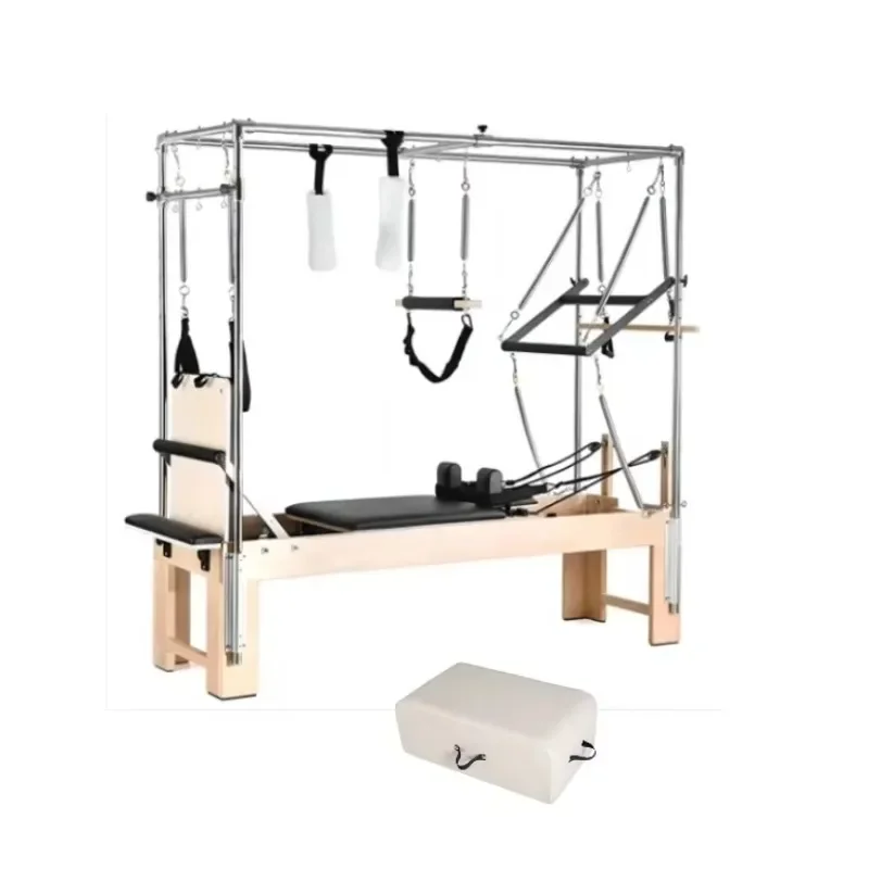 XMSJ Factory Price Reformer Combo Reformer Pilates Wood Yoga Pilates Reformer With Full Tower