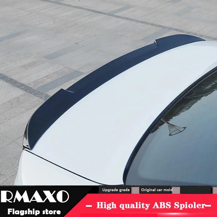 For Jetta Spoiler zsK 2019-2020 Volks wagen Sagitar High Quality Spoiler ABS Material Car Rear Wing Primer Color Rear Spoiler