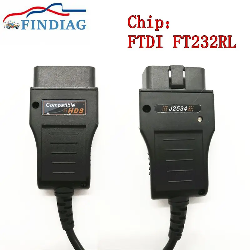 

НОВЫЙ USB-кабель для Honda HDS с чипом FTDI FT232RL, автоматический кабель OBD2 HDS с много языком V1.4.3, автомобильный диагностический инструмент