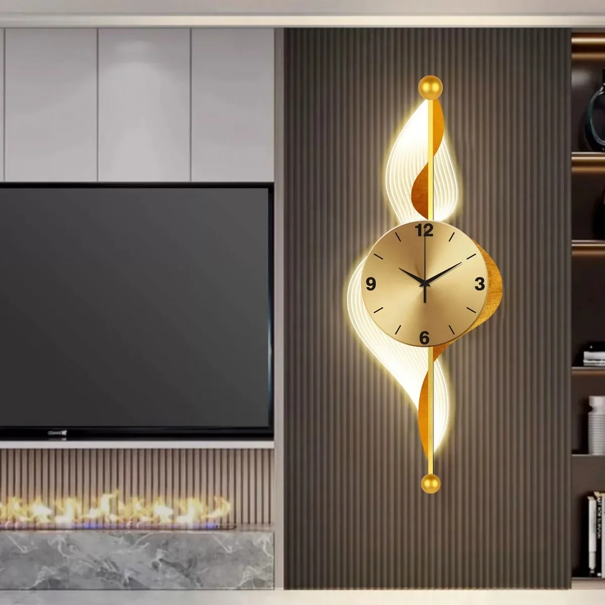 Led Digital Wall Clocks Modern Acrylic Living Room Wall Clock Mechanism Silent Elegant Wall Watches Decoration for Home