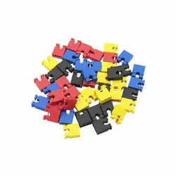 100PCS Pitch jumper shorted cap & Headers & Wire Housings 2.54MM SHUNT Black yellow white green red blue