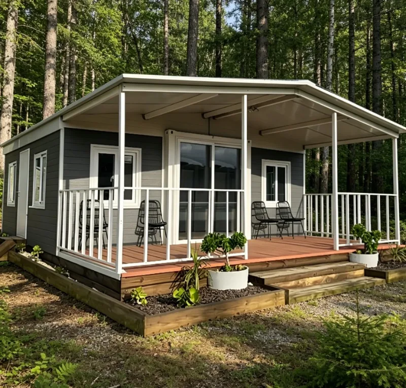 High Wind Resistant Foldable Container House, Heavy Duty Steel Frame, for Coastal Typhoon Area