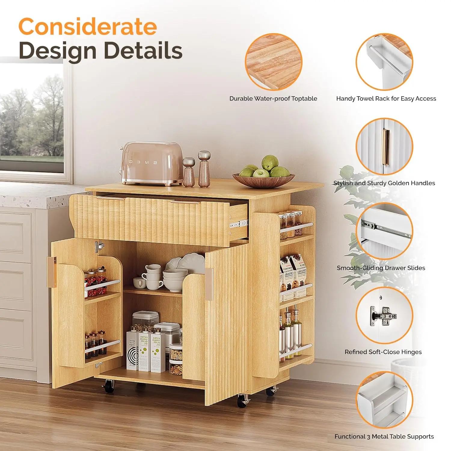 Thumbnail 4 - #15 Top 20 Rolling Kitchen Islands Worth Buying In 2026