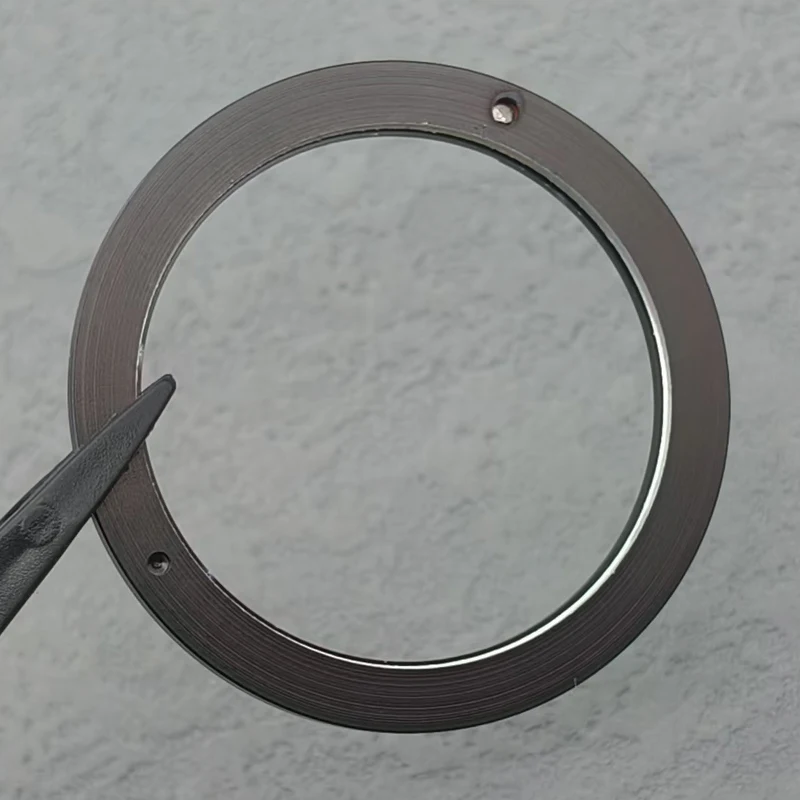 Mod 37.2mmx29.2mm Aluminum Flat Bezel Insert Ring Fits Aluminum Bezel Insert Spare Parts for Men Diving Watches