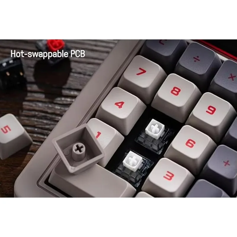 for 8Bitdo 18-Key Retro Mechanical Number Keys BT/2.4G Hot Swap PC Shortcut for Windows Android Calculator