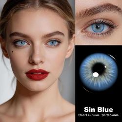 VISUASHOW Colorcon-lentillas de colores para miopía, lentes coreanas de alta calidad, 6 meses, envío rápido, 1 par