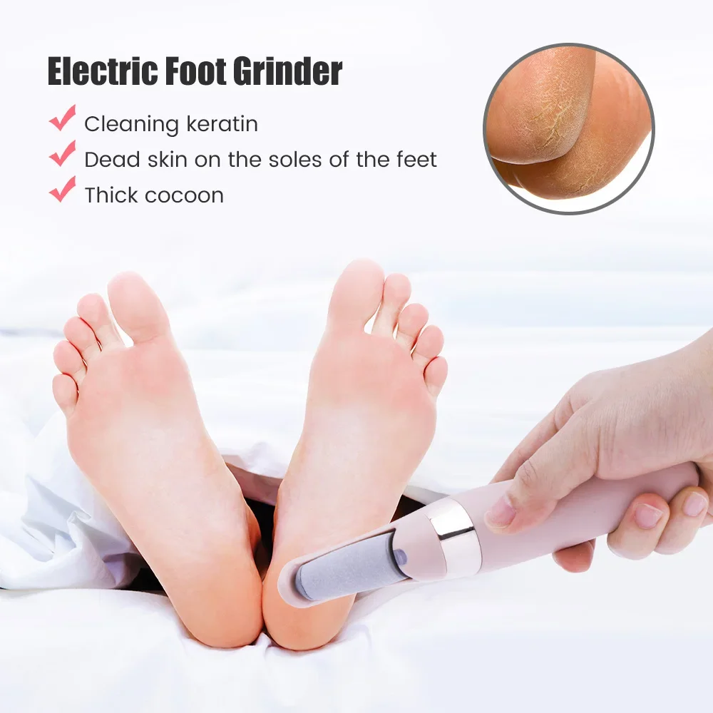 Electric Callus Remover for Feet Hand, Rechargeable Foot File Pedicure Tools, Portable Foot Heel Scrubber Pedicure Peel Device