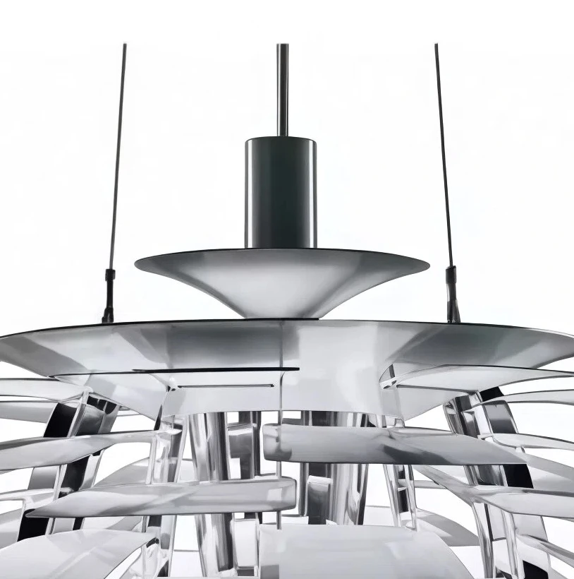 Nordic Luxury Restaurant  Aluminum LED Pendant Light for Exhibition Counter Chandelier Home Decoration Hanging Lamps Fixture
