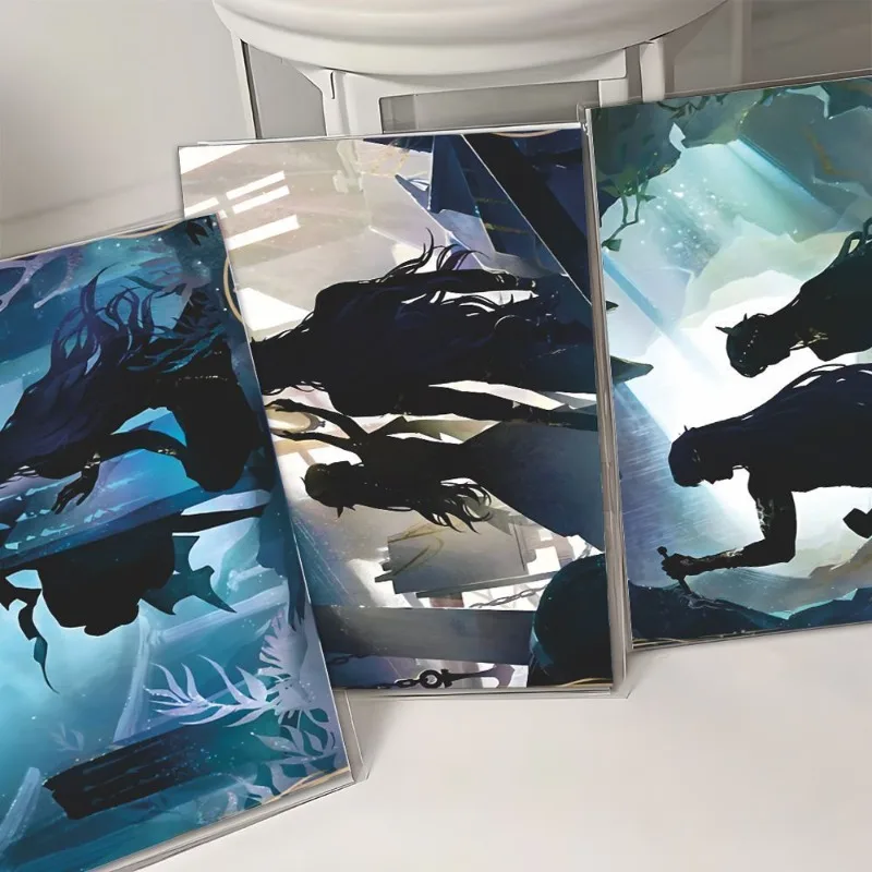 12Pc/Set Cartoon Love and Deepspace Ticket Double-Sided Bookmark Rafayel MO Qi Yu Forgotten City Quest Series Greeting Card Gift