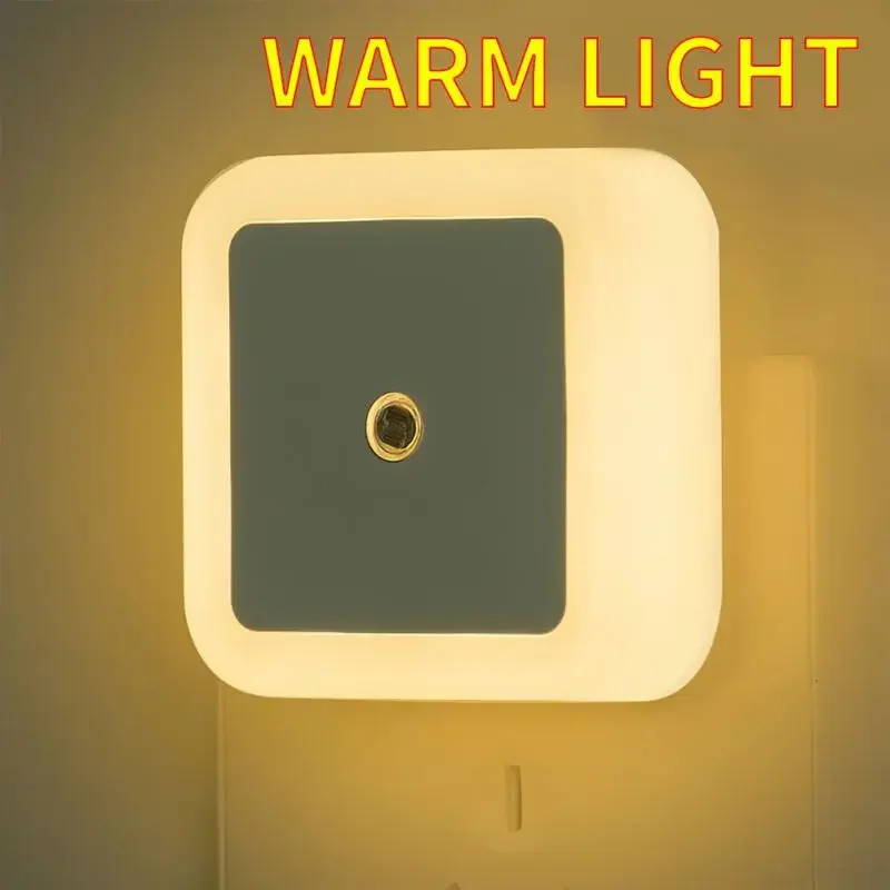 LED Sensor Night Light for Toilets Stairs Bedrooms Corridor - Smart Dusk to Dawn Lamp