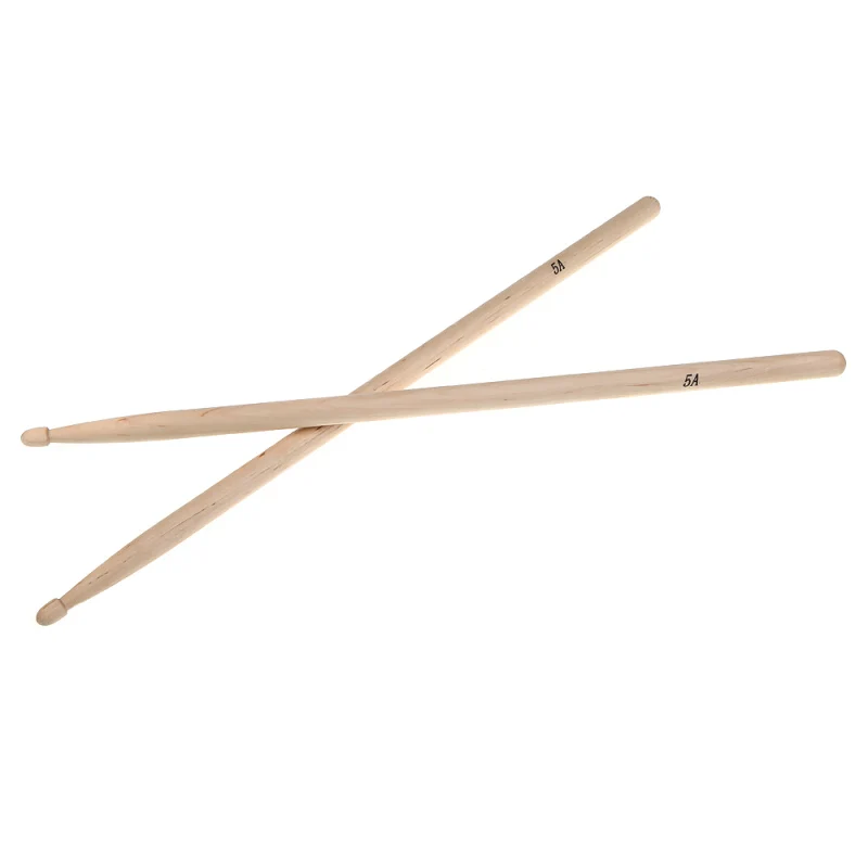 Pair of 5A Maple Wood Drumsticks Stick for Drum Set Lightweight Professional