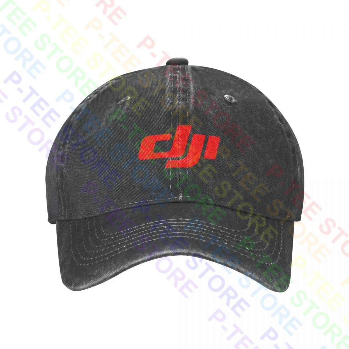 Dji Professional Pilot Drone Washed Denim Baseball Cap Trucker Hats Rare Hot Deals