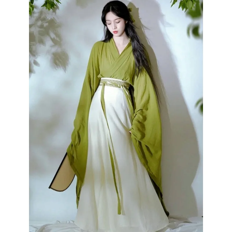 

Chinese Hanfu Dress Women Ancient Carnival Fairy Cosplay Costume Embroidery Hanfu Birthday Party Outfit Dress Photography Show