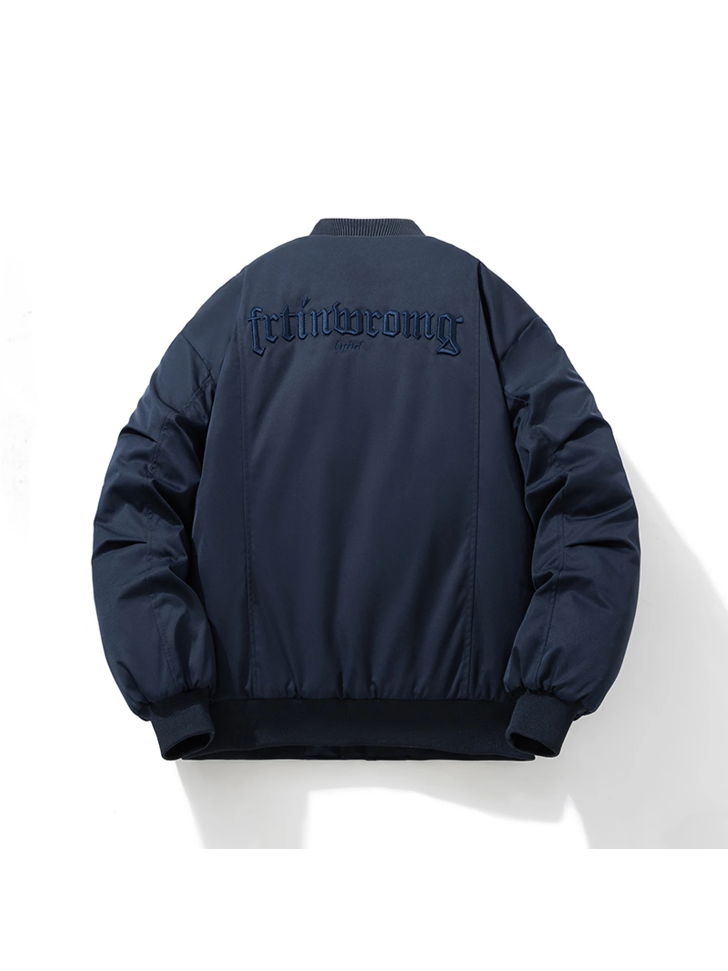 

Thiened Cotton Jaet Baseball Sle Men Women Couple Pilot Coat Loose Autumn Winter Embroidered Outerwear Cleanfit Long Sl...