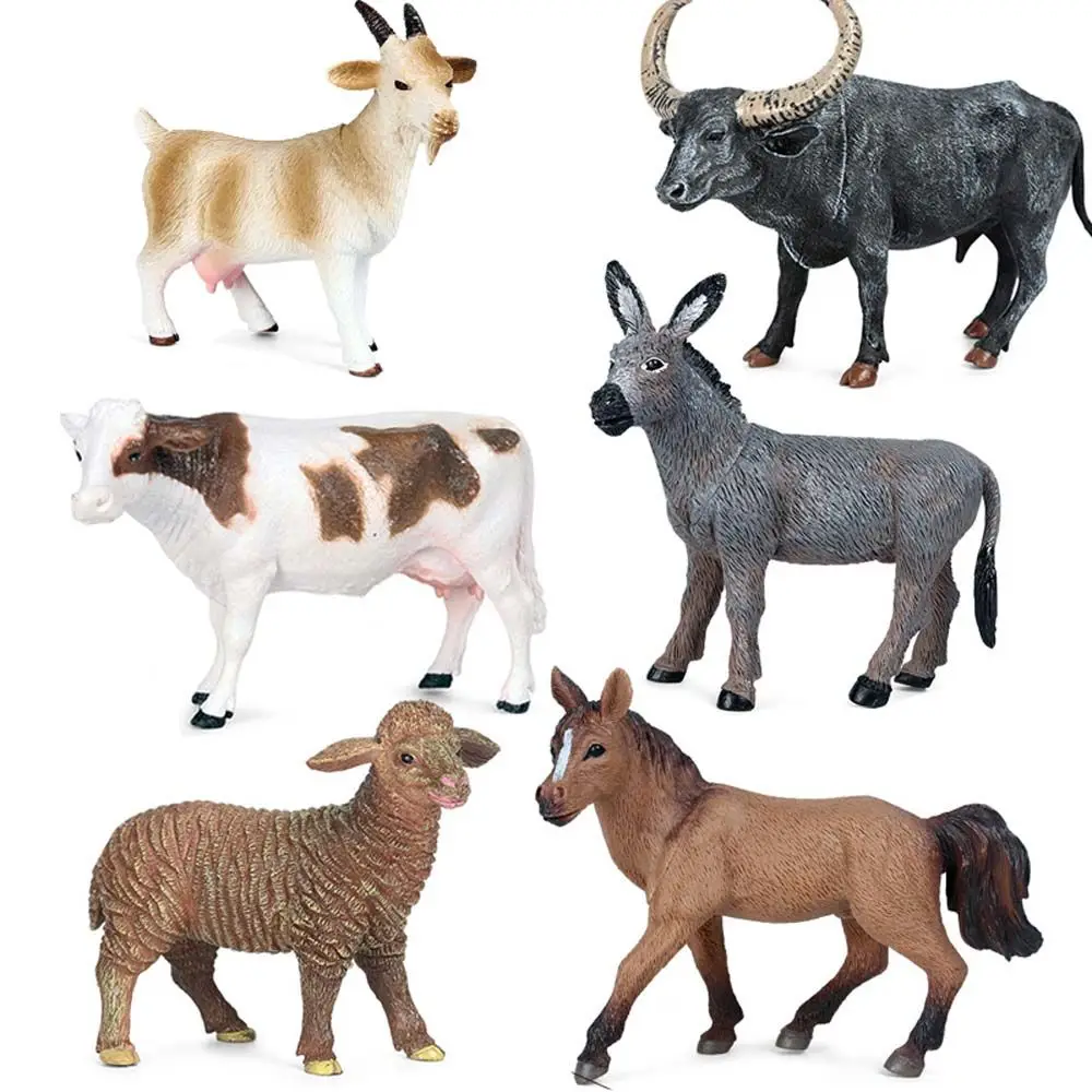 World Wild Educational Cheetah Elephant Tiger Deer Animal Model Action Figures Kid Toy Children Gift