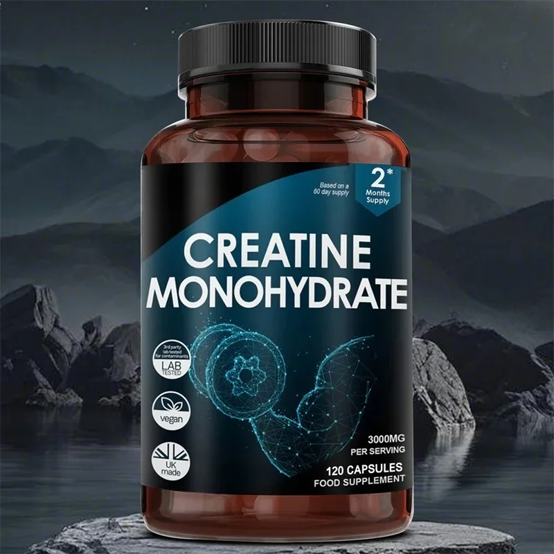 Creatine Monohydrate - Improve Performance and Strength, Support Muscle Growth and Workout Recovery