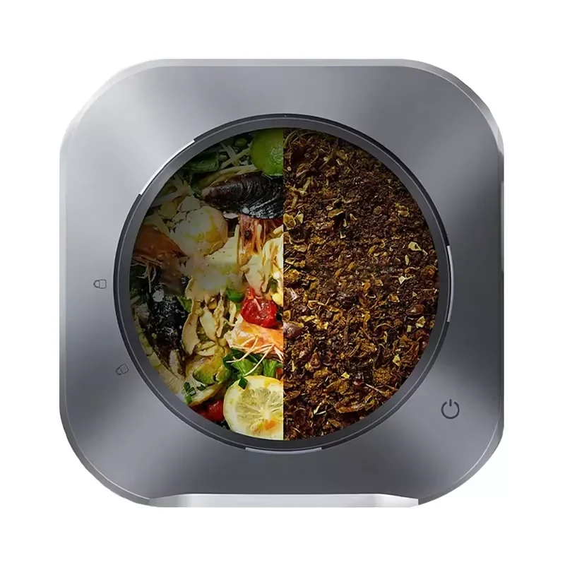 Electric Kitchen Food Waste Composter Machine Organic Fertilizer Recycler Home Garbage Disposal Efficient Clean Environment