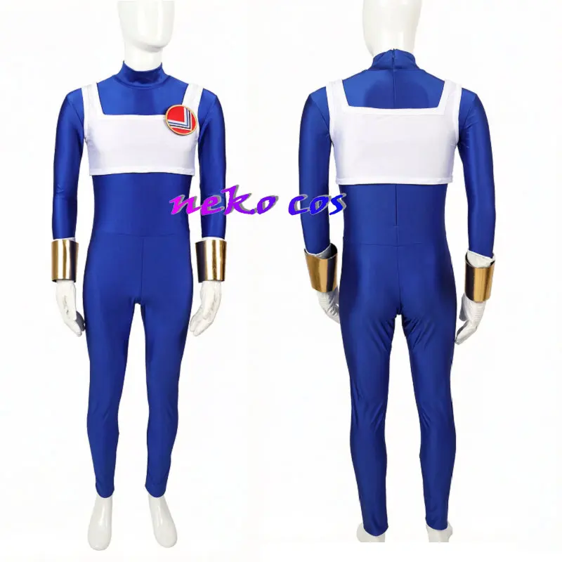 Nekocos Dengeki Sentai Changeman Change-Pegasus, macacão de cosplay, tamanho personalizado, Halloween