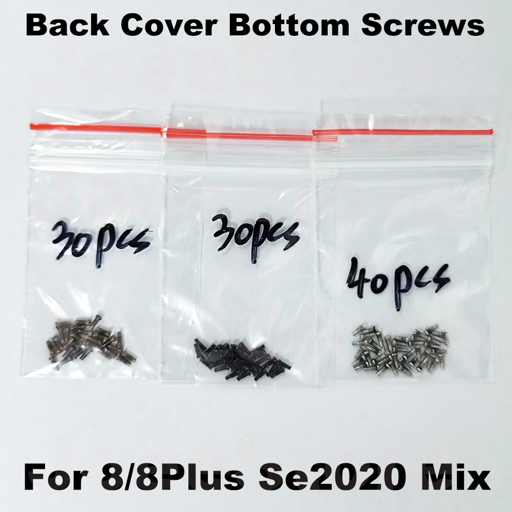 50pcs 100pcs Back Cover Bottom Screws for iPhone 13 11 12 Pro Max X XS XR 7 8 6 6S Plus Pentalobe Bottom Dock Repair Screw Part