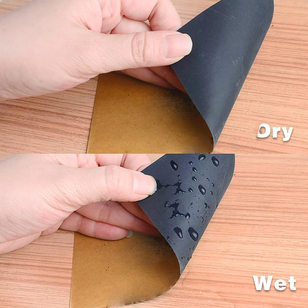 102Pcs Sandpaper Assortment 230x93mm Silicon Carbide Abrasive Sheets For Wet Dry Polishing Wood Auto Repair