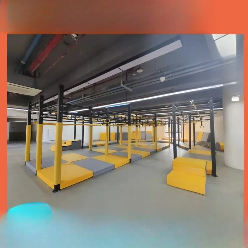 

Parkour equipment children's physical training nine-piece set trapezoidal jump box body fitness sensory integration kindergarten