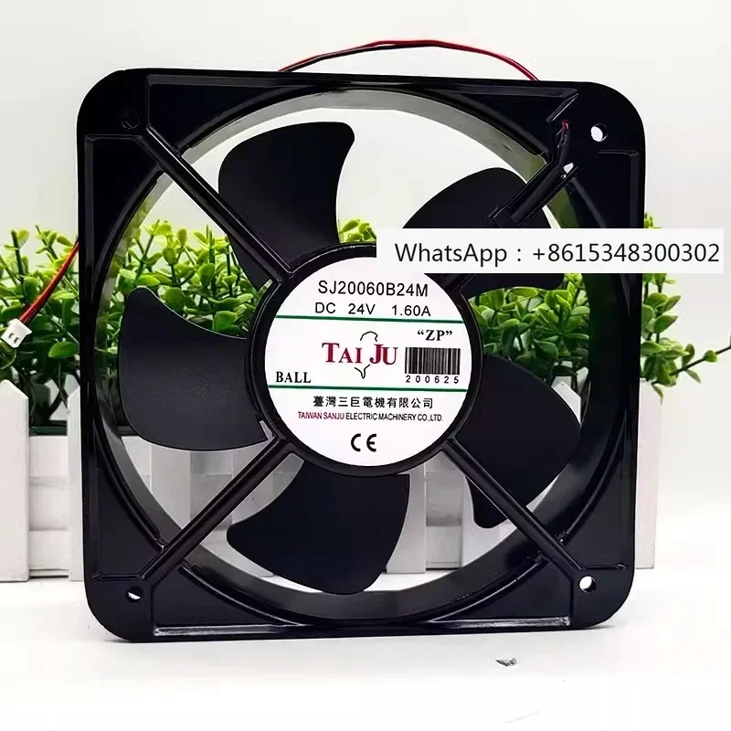 

Новый трехгигантский осевой вентилятор SJ20060B24M DC24V 20060 20 см с металлическим каркасом охлаждающий вентилятор