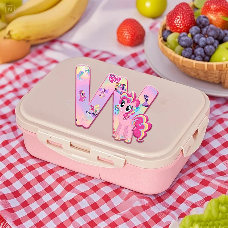 

My Little Ponys Lunch Box Portable Bento Lunchbox Leakproof Food Container Microwave Oven Dinnerware for Kid School Adult Office
