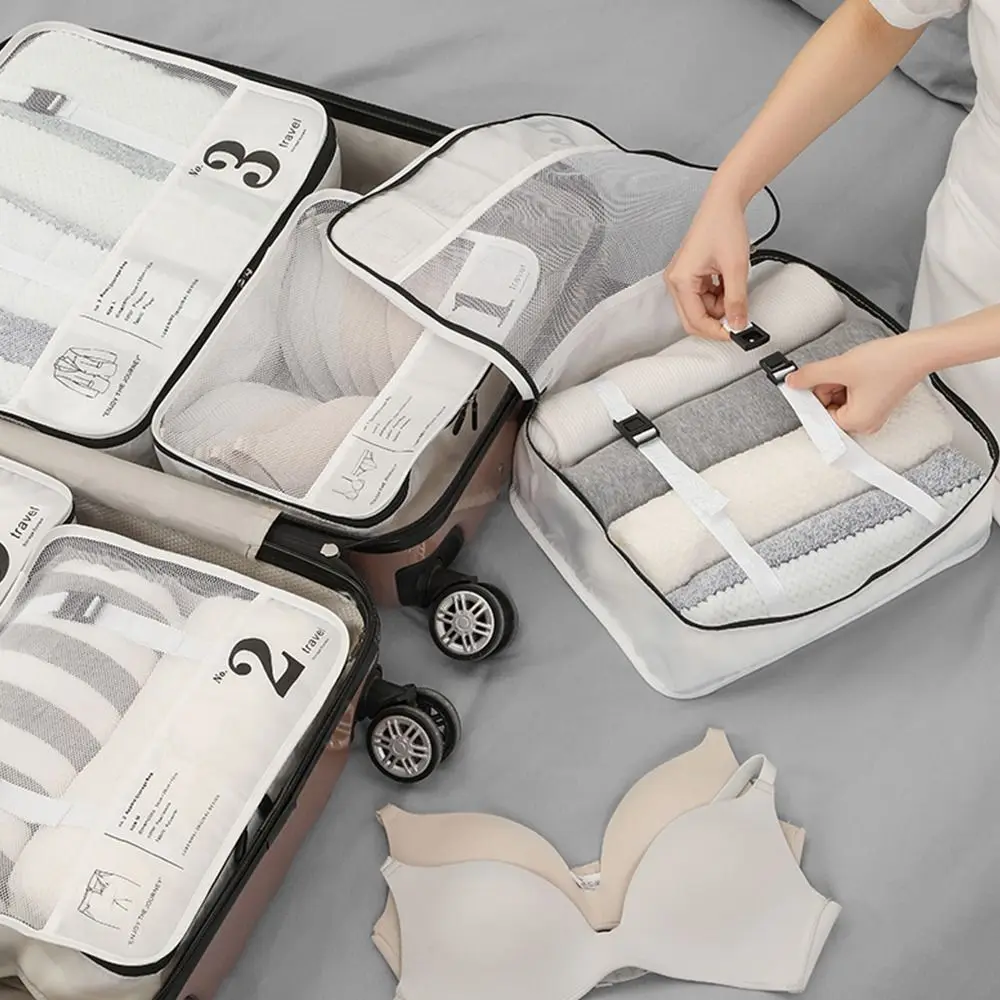 Practical DIY Travel Organizer Waterproof Large Capacity Storage Bags Multi Color Clothes Subpackage Luggage