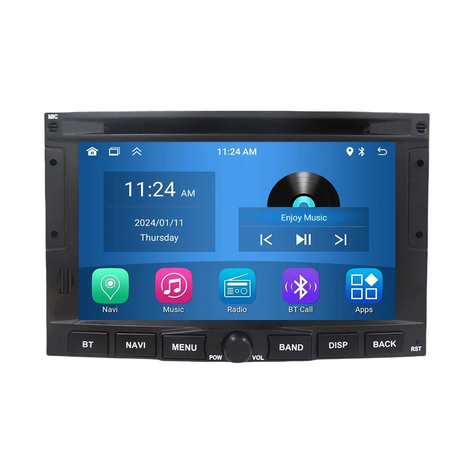 Draadloze Carplay Android 15 Auto 2DIN autoradio stereo voor Peugeot 3008 5008 2010-2016 Bluetooth 7" scherm multimediaspeler GPS - afbeelding 2