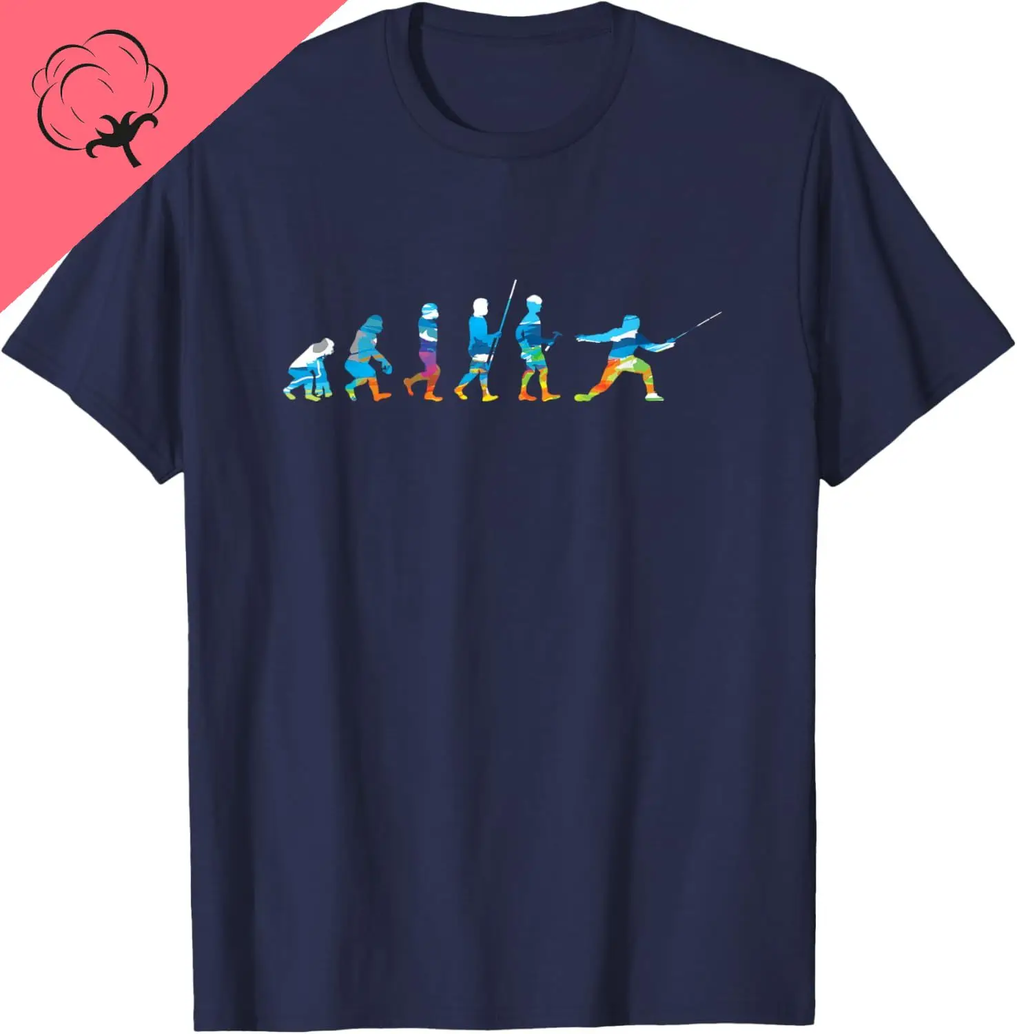 Funny Development of Fencing Fencing Martial Arts Sabre T-Shirt Breathable and Comfortable Streetwear Vintage T Shirt Camisas