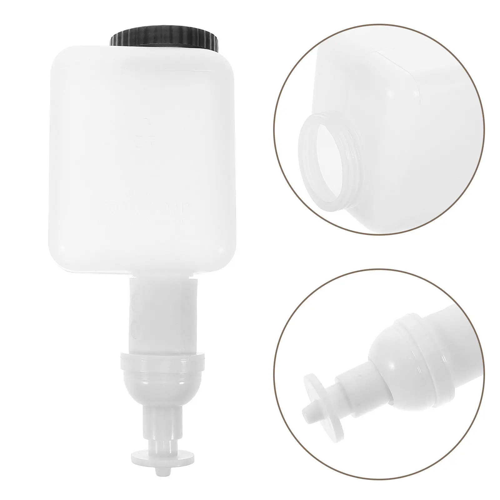 Manual Soap Dispenser Pump Head Replacement Compatible with Refillable Foam Liquid Soap Bottles Home Office Travel Kitchen