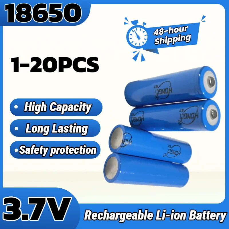 

High Capacity 18650 3.7V 1800mAh Rechargeable Battery for Power Tools, Flashlights, RC Toys, Vaporizers and More Devices