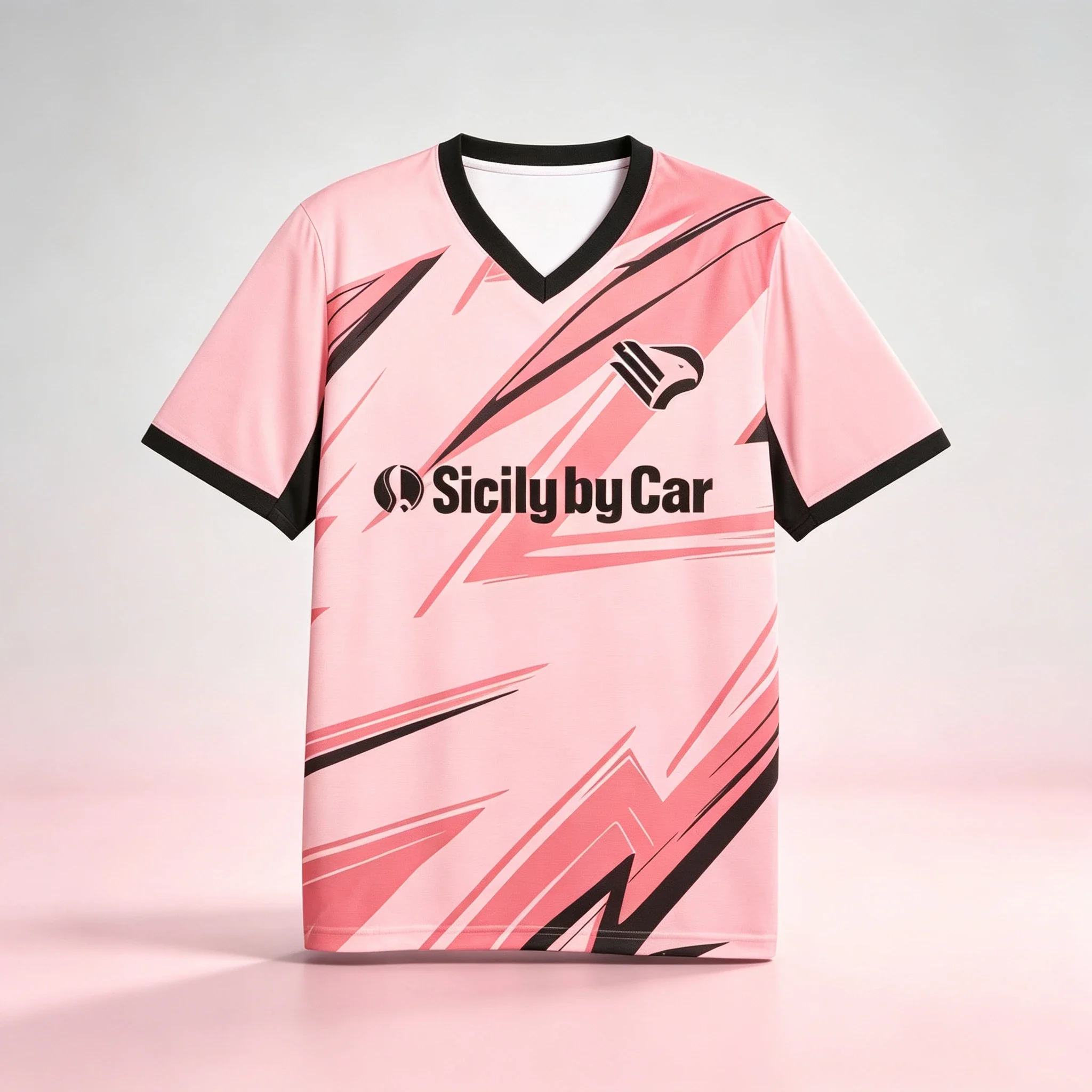 Palermo Fußball-Sweatshirt der Saison 26-27, Heim- und Auswärtstrikot, 3D-Druck, atmungsaktiv, Sport- und Freizeit-Oberteil für Eltern und Kinder – Detail 4