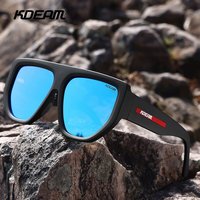 Luxury Design New KDEAM Brand Oversized TR90 Polarized Sunglasses For Men Vintage Square Driving Sun Glasses Women Shades UV400