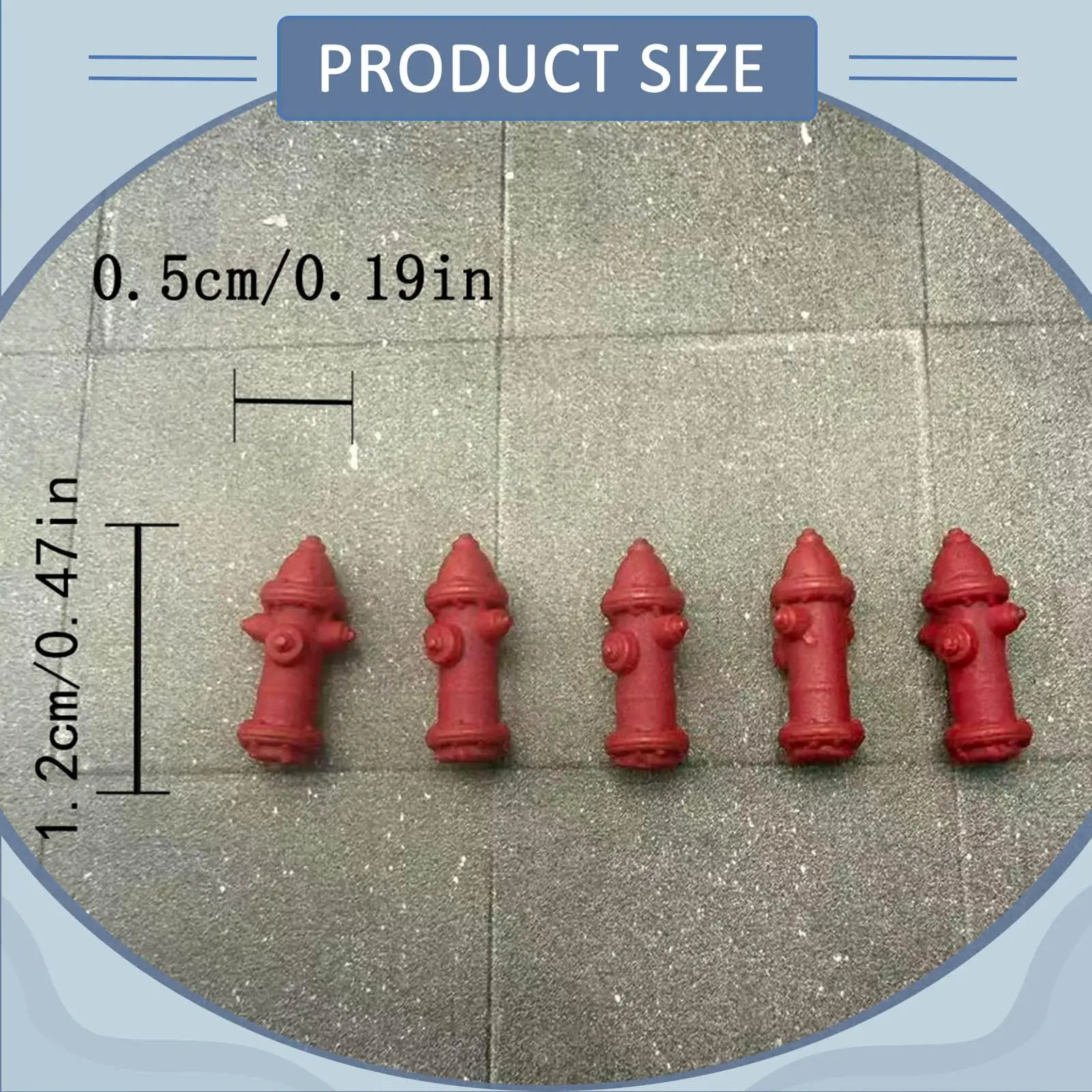 

5 штук, масштаб 1/64, модели пожарных гидрантов, ландшафтные элементы для DIY-проектов, реквизит для фотосессий, маленькие садовые имитационные аксессуары из смолы, миниатюрные украшения