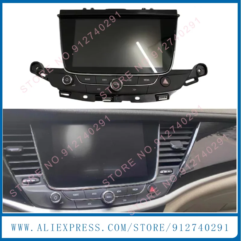 Original 8''Inch LCD And Touch Screen With Frame Button For Opel Astra 2017 Astra K 2016-2019 2 Chevrolet Car DVD GPS Navigation