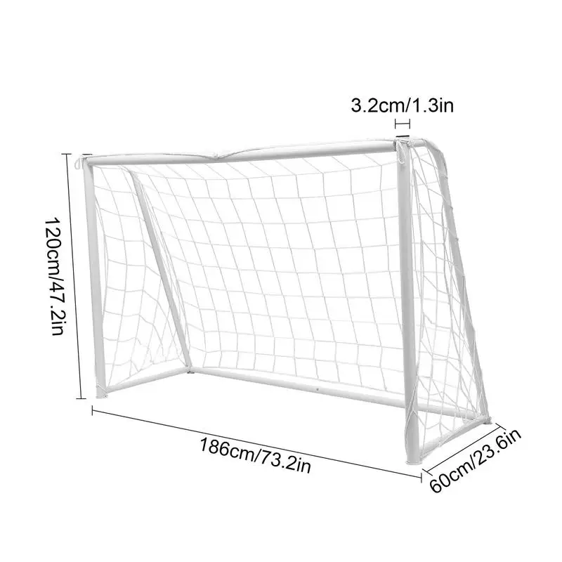 Ferramenta de treinamento de precisão de tiro de objetivo de futebol multi-alvo rede de treinamento de futebol de aço