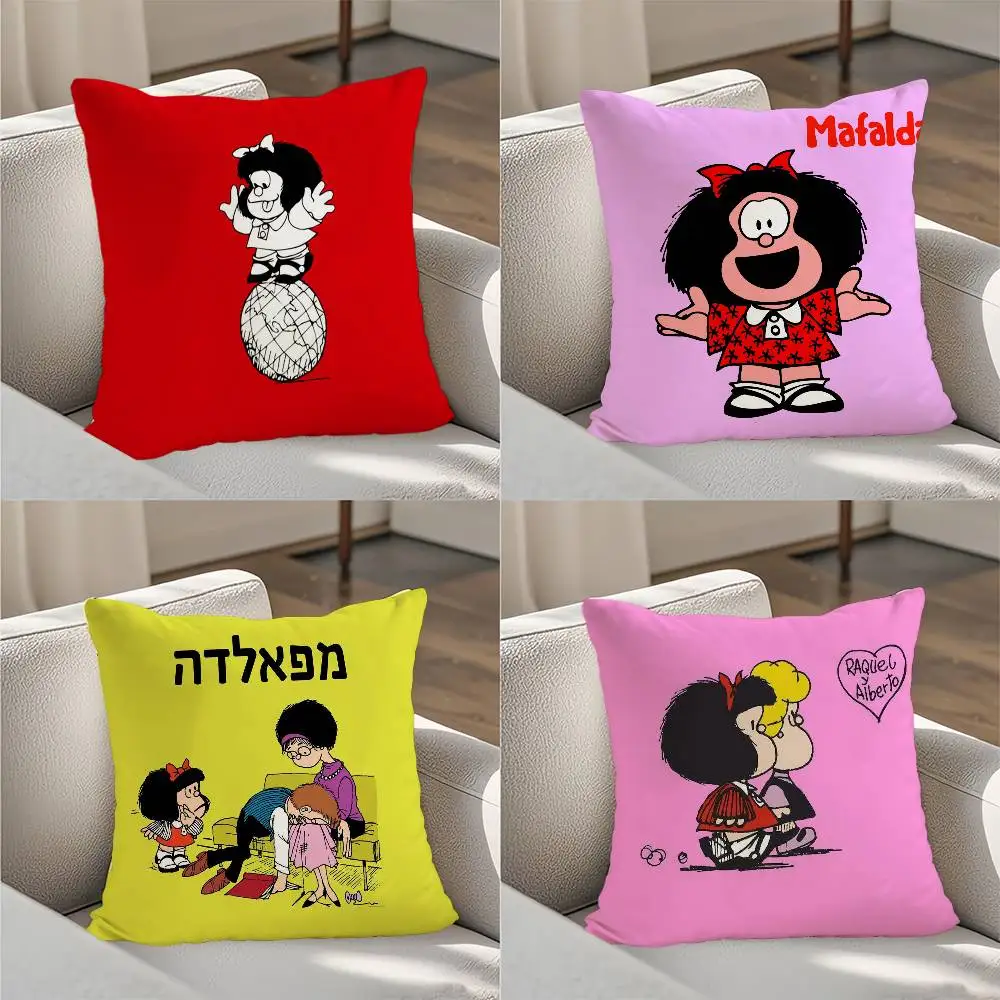 

Mafalda Pillow Case Luxury Double-sided For Car Pillows 45x45 Cushions Cover Home And Decoration Sofa Pillowcase 50x50