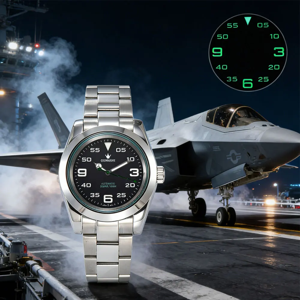 

39mm sapphire glass men's watch NH35 stainless steel material Chinese NH35 automatic mechanical movement business casual watch