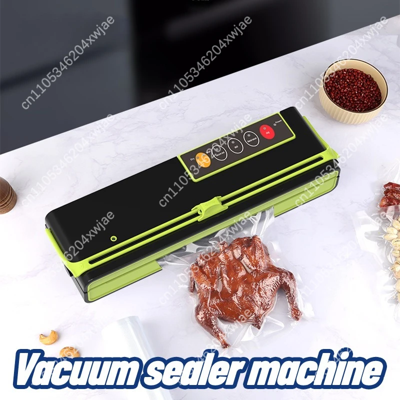 Vacuum Sealer for Dry & Wet Food, Home Commercial Vacuum Packing Machine, Embossed Channel Bag Sealer Kit