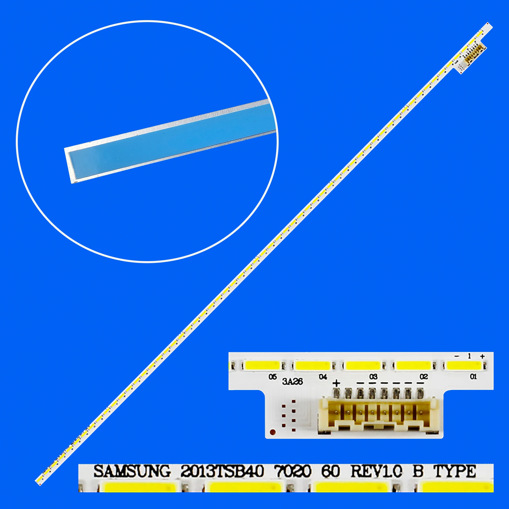 LED Backlight strip For Toshiba 40L7355D 40M6363D 40L6353DB 40L7363RK 40L7356RK 2013TSB40 7020 60 A B-TYPE 98.40S04.1SE