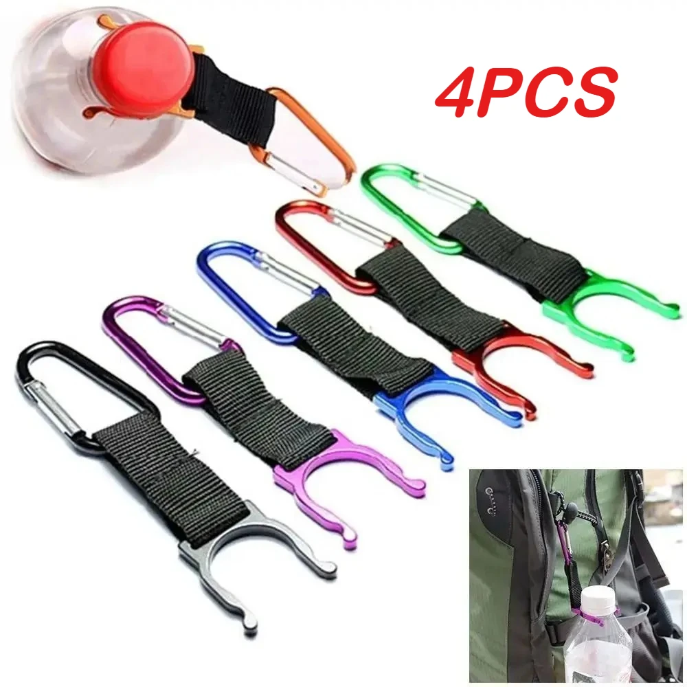 

Aluminum Water Bottle Buckle Backpack Hanger Sports Kettle Hook Kettle Holder D-Ring Carabiner Carrying Water Bottle Clip Hook